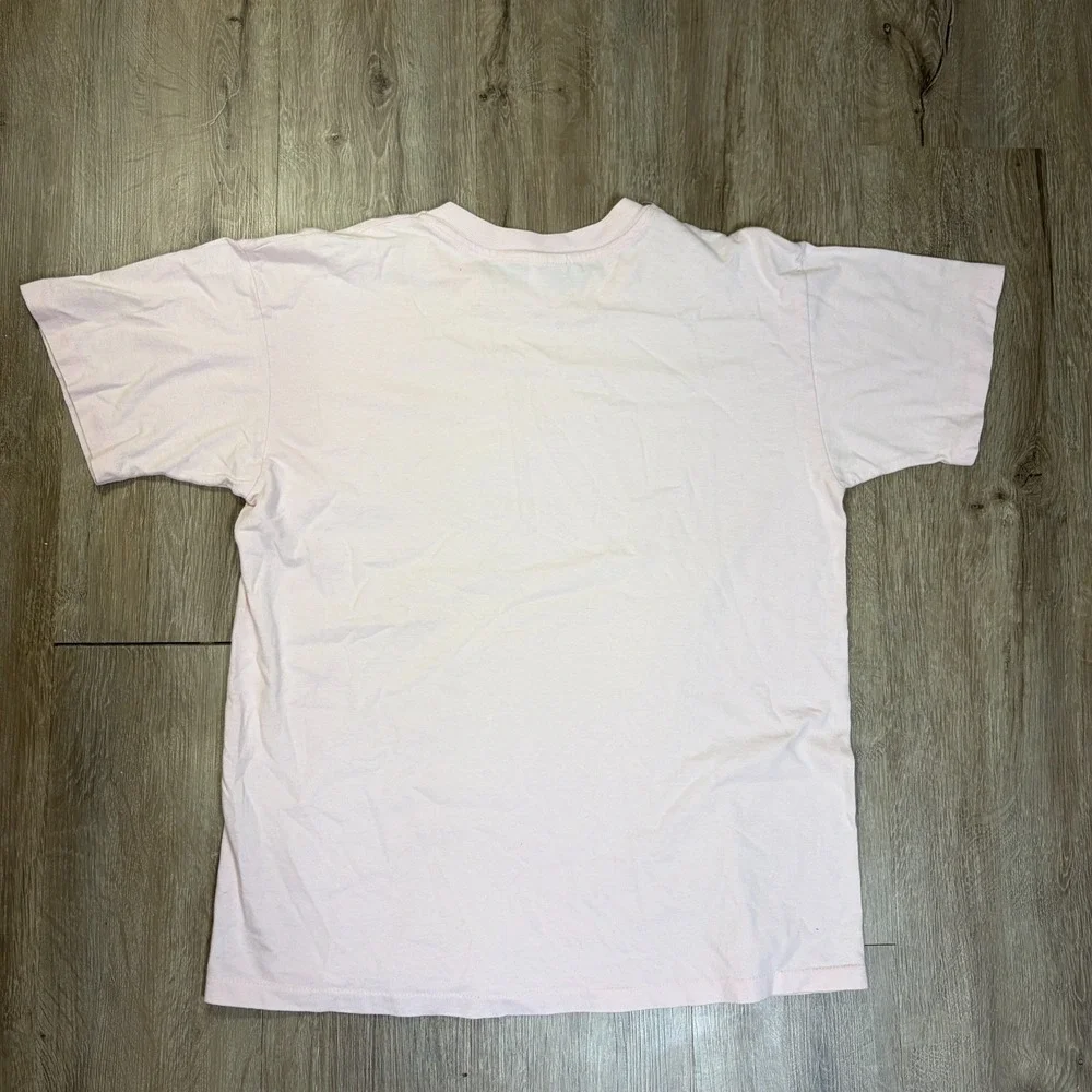 VTG Nags Head NC Single Stitch Large T Shirt Pink Short Sleeve Vintage Anvil